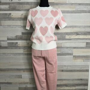 Heart Top and Pants Set